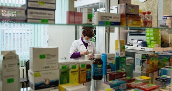 sélection de médicaments contre les vers en pharmacie