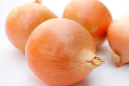 Oignons pour les vers ronds et les oxyures